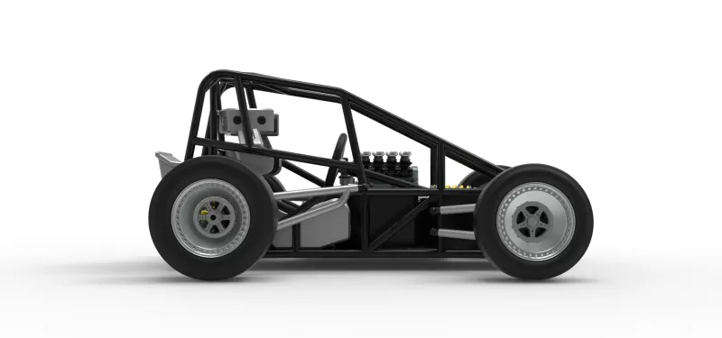 Three Quarter Midget Base Scale 1:25 - Model preview 22