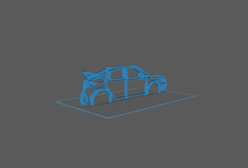 Honda - Civic FL5 Type R Wall Art - Model preview 1