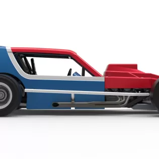 Vintage Asphalt Modified stock car V10 Scale 1:25 - Model thumbnail 22