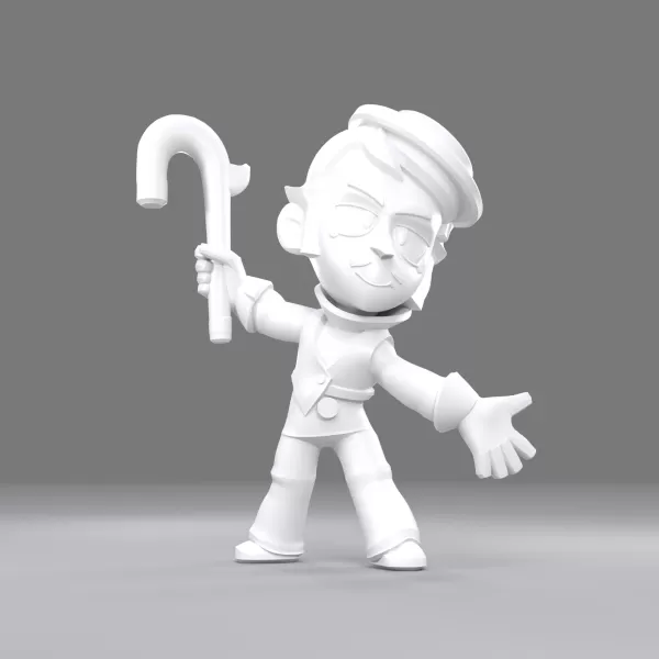 Gray (Original) - Brawl Stars - Model preview 3