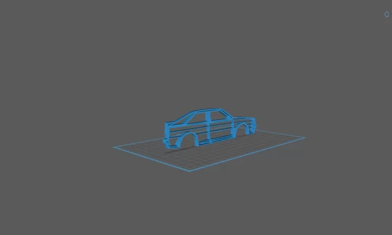 Audi - Quattro 1990 Wall Art - Model preview 2