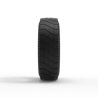 Vintage dirt tire Version 2 Scale 1:25 - Model thumbnail 4