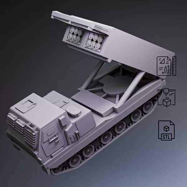 M270 MLRS Rocket System #RoZ - Model preview 7