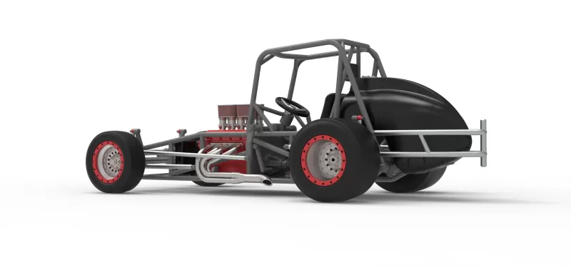 Vintage Pavement Silver Crown Car Base Scale 1:25 - Model preview 13