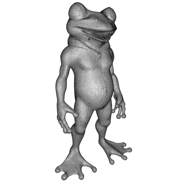 Frog & Shark Creature Pack – Amphibian Ocean Character Kitbash - Model preview 7