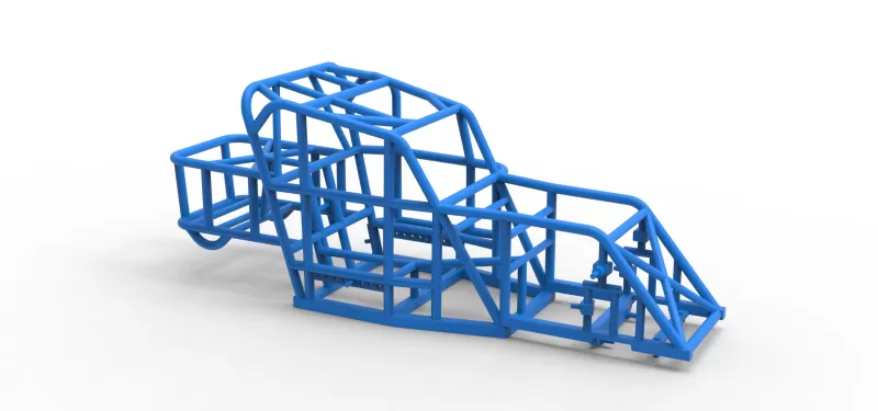 Frame of Mod Lite Race car Scale 1:25 - Model preview 15