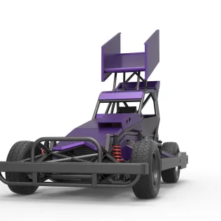 New Zealand Superstock car Version 4 Scale 1:25 - Model thumbnail 6