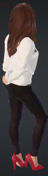 Frau mit bluse - Model preview 4
