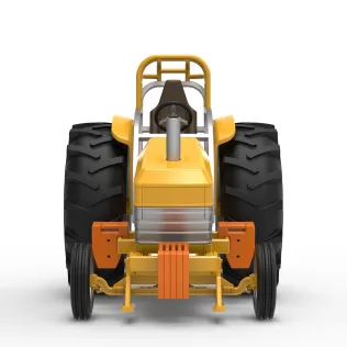Fun Short Vintage Pulling tractor Scale 1:25 - Model thumbnail 5