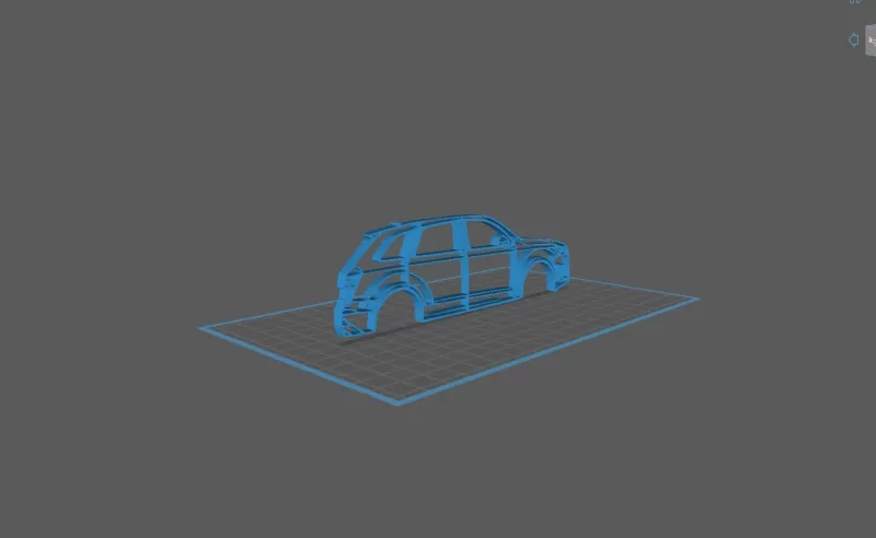Audi - SQ7 2020 Wall Art - Model preview 2