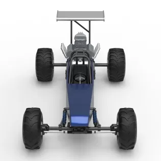 Vintage Mud dragster Scale 1:25 - Model thumbnail 8