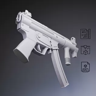 MP5K Compact SMG #RoZ - Model thumbnail 2