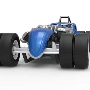 Vintage AWD Dragster Scale 1:25 - Model thumbnail 6