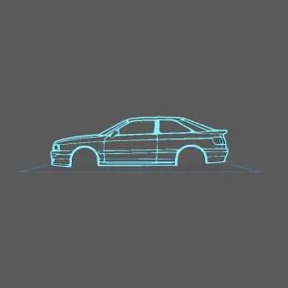 Audi - 90 Type 89 Wall Art