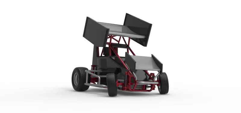 New Zealand Minisprint while turning Scale 1:25 - Model preview 27