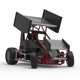 New Zealand Minisprint while turning Scale 1:25 - Model thumbnail 27