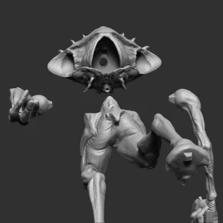 Tauran Alien Creature - Model thumbnail 4