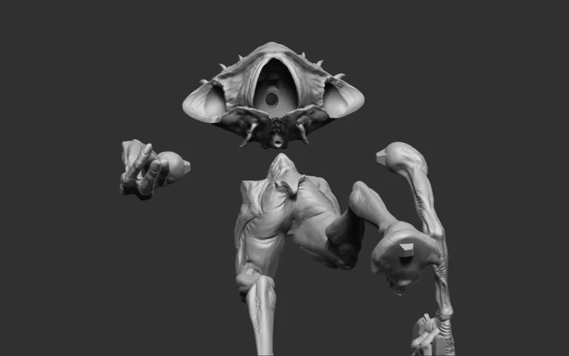 Tauran Alien Creature - Model preview 4