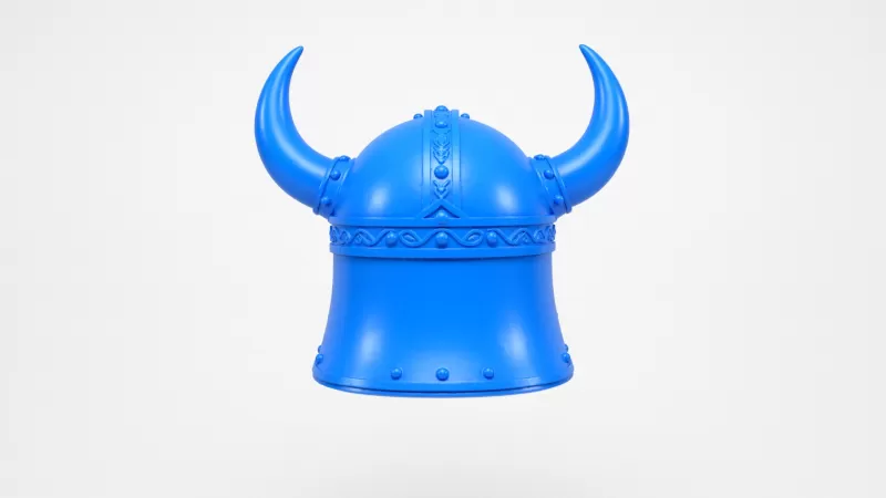 Helmet viking - Model preview 5