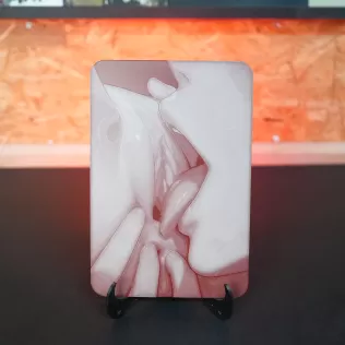 TONGUE PLAY GLOW (HueForge NSWF) 67x100mm - Model thumbnail 2
