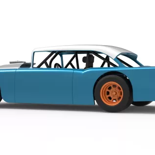 Vintage Asphalt Modified stock car V11 Scale 1:25 - Model thumbnail 13