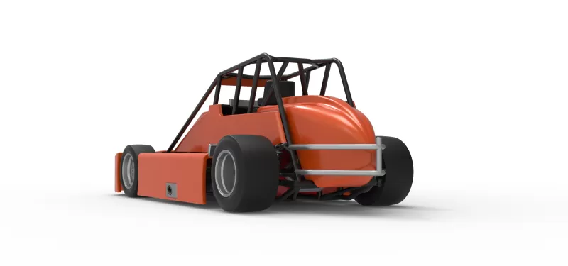 Experimental Pavement Silver Crown Car Scale 1:25 - Model preview 15