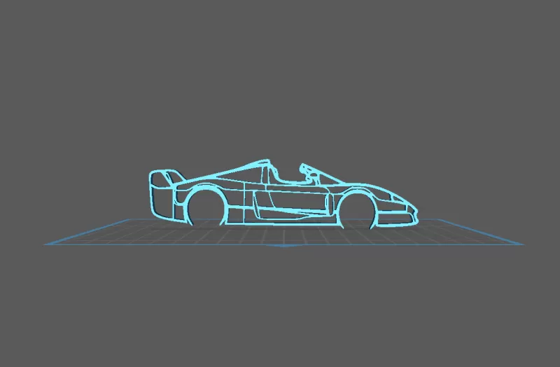 Maserati - MC12 Wall Art - Model preview 2