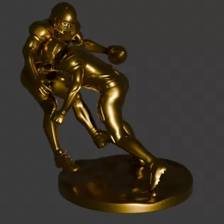 PACK OF 4 POSITIONS - 3D AMERICAN SOCCER PLAYERS - Model thumbnail 10