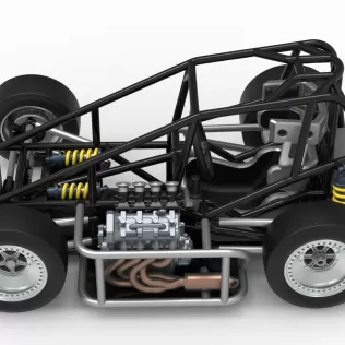 Three Quarter Midget Base Scale 1:25 - Model thumbnail 10