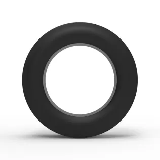 Vintage dirt tire Version 5 Scale 1:25 - Model thumbnail 5