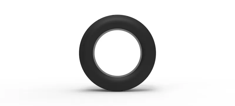 Vintage dirt tire Version 5 Scale 1:25 - Model preview 5