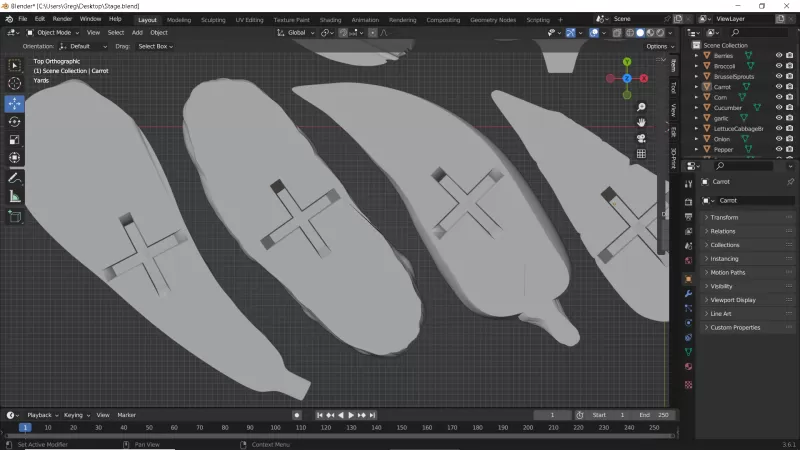 Garden Sign and Attachments - Model preview 9