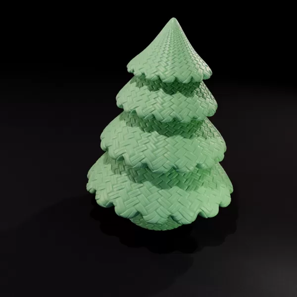 Woven Pine Tree - Model preview 3