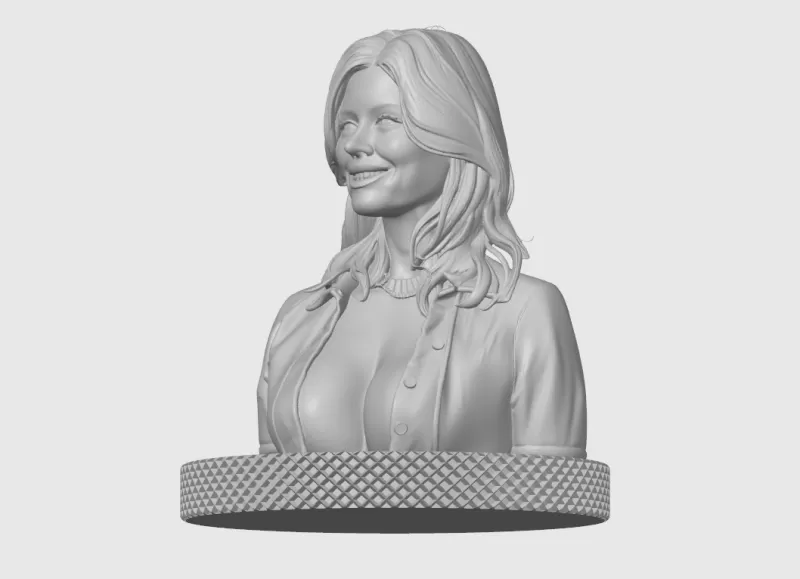 Jessica Biel 3D Bust Print - Model preview 4