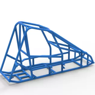 Frame of Quarter Midget Scale 1:16 - Model thumbnail 12