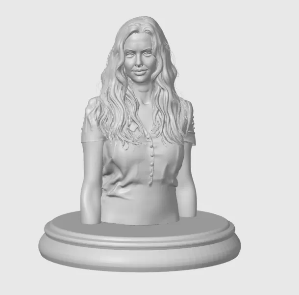 Amanda Seyfried 3D Bust Print - Model preview 2