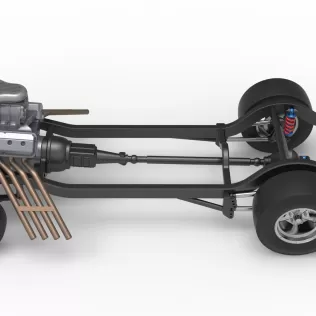 Chassis of Gasser Version 3 Scale 1:25 - Model thumbnail 7