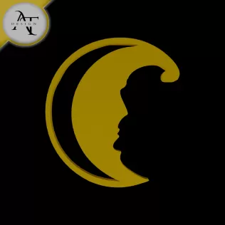 Simple Moon Symbol - 2D Art