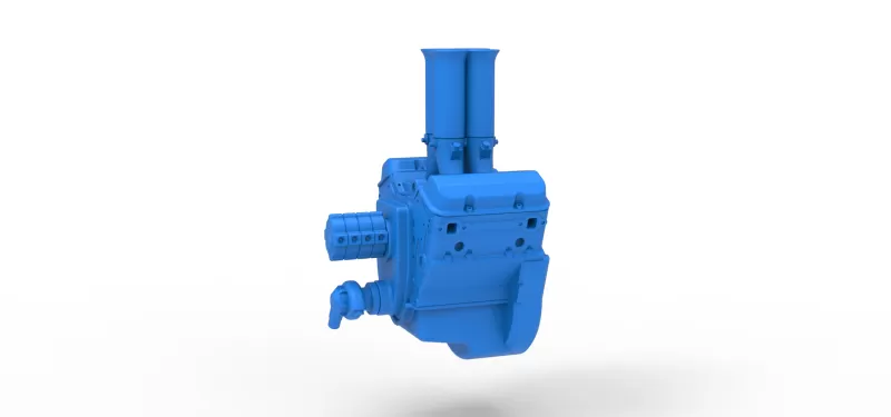 Engine V4 Scale 1:25 - Model preview 7