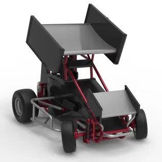 New Zealand Minisprint while turning Scale 1:25 - Model thumbnail 26