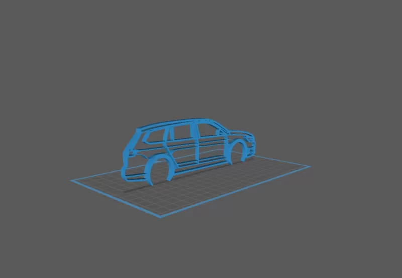 Audi - Passat B8 Wall Art - Model preview 1