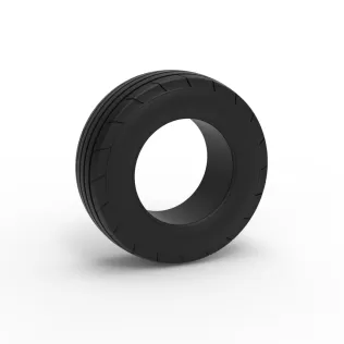 Tractor front tire 4 Scale 1:25