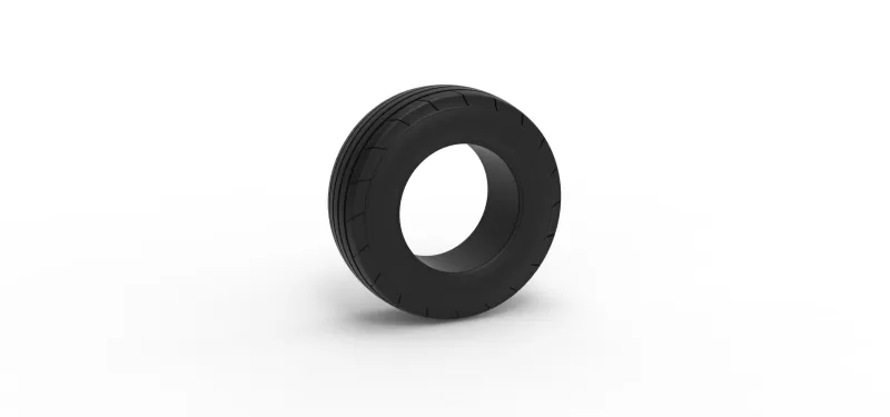 Tractor front tire 4 Scale 1:25 - Model preview 1
