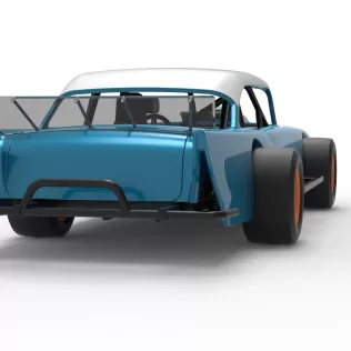Vintage Asphalt Modified stock car V11 Scale 1:25 - Model thumbnail 19