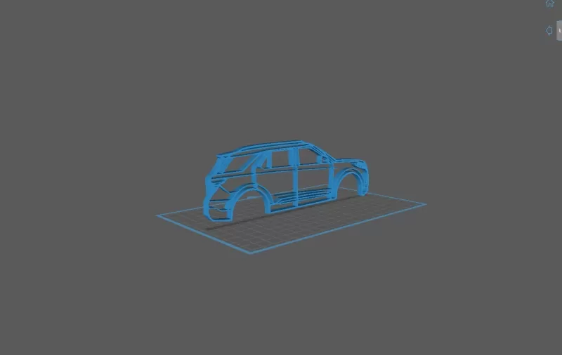 Ford - Explorer 2020 Wall Art - Model preview 2
