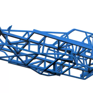 Frame of BriSCA Formula 1 Stock Car Version 2 Scale 1:25 - Model thumbnail 2
