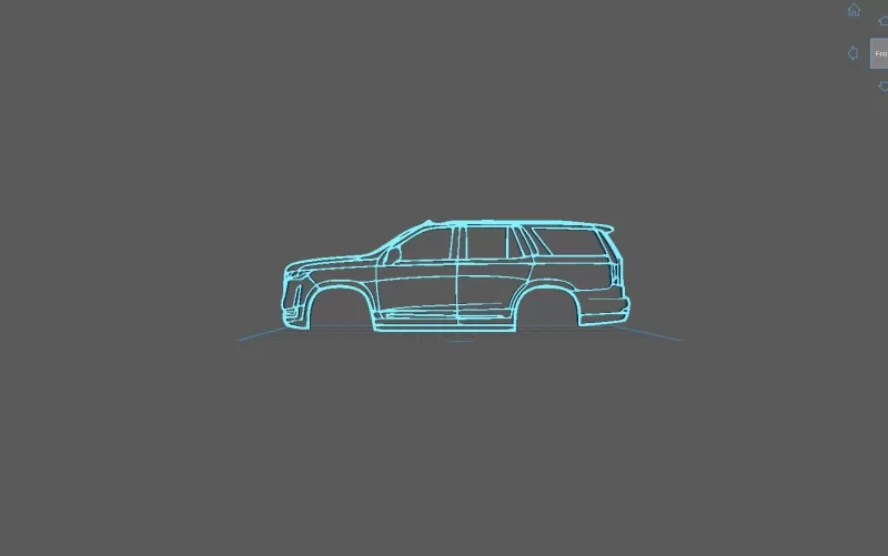 Cadillac - Escalade 2021 Wall Art - Model preview 1