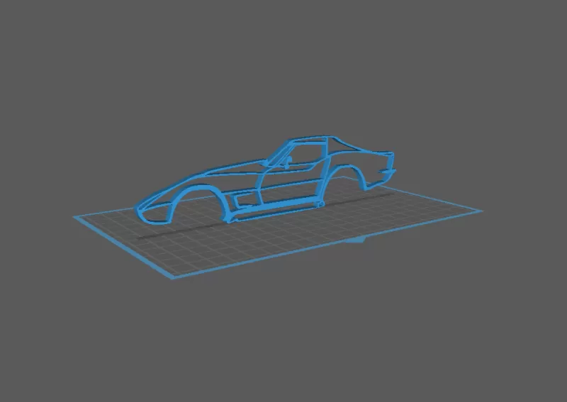 Chevrolet - C3 Wall Art - Model preview 1