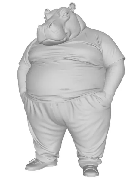 бегемот - Model preview 1