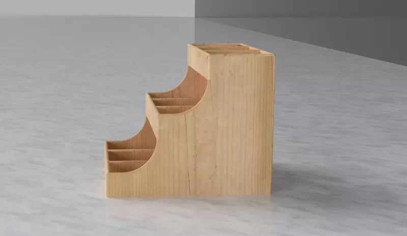 Kitchen Organizer Cabinet - For Cutlery, Spices, Snacks, Ziplock - Model preview 3